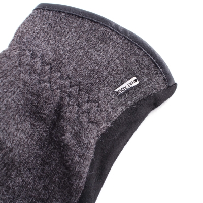Мъжки тъчскрийн ръкавици  HatYou GL1499, Тъмносиво и черно