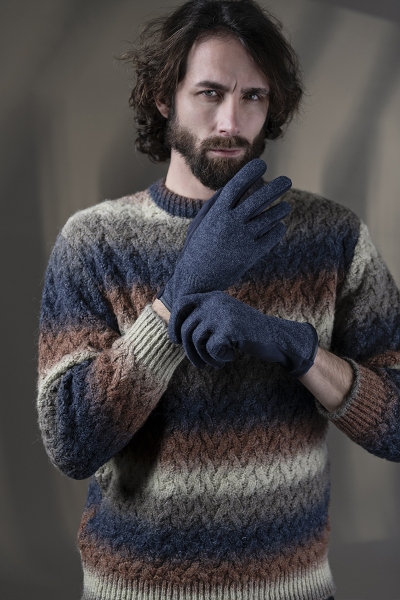 Мъжки тъчскрийн ръкавици  HatYou GL1499, Тъмносин