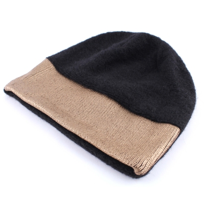 Ladies' Knitted Hat HatYou CP2768, Black/Gold