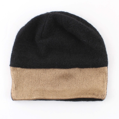 Ladies' Knitted Hat HatYou CP2768, Black/Gold