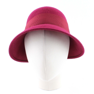 Дамска филцова шапка HatYou CF0366, Бургунди
