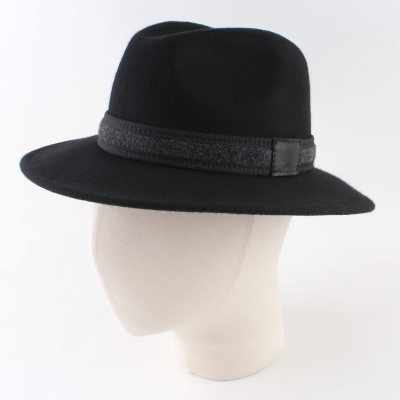 Мъжка филцова Fedora HatYou CF0040 N, Черен