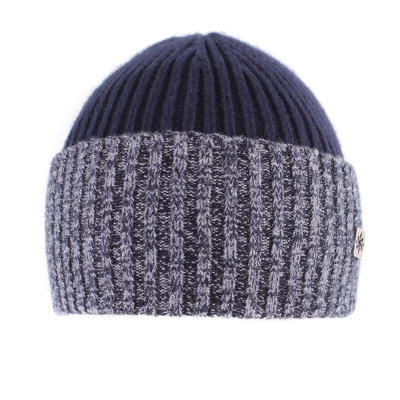 Men's knitted hat Granadilla JG5113, Dark blue
