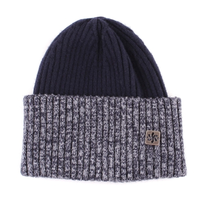 Men's knitted hat Granadilla JG5113, Dark blue