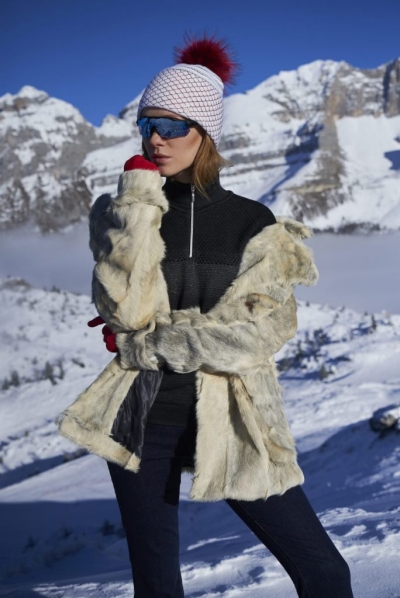 Ladies' knitted hat Granadilla JG5323, White