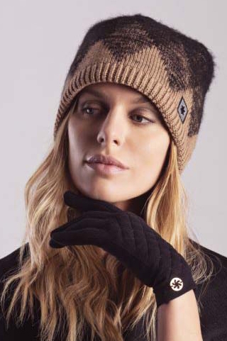 Ladies' knitted hat Granadilla JG5652, Camel