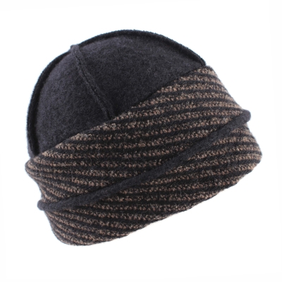 Ladies' winter hat HatYou CP3550, Black/Beige