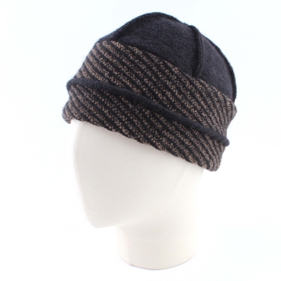 Ladies' winter hat HatYou CP3550, Black/Beige