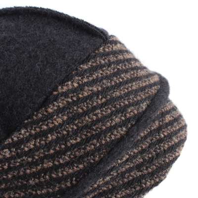 Ladies' winter hat HatYou CP3550, Black/Beige