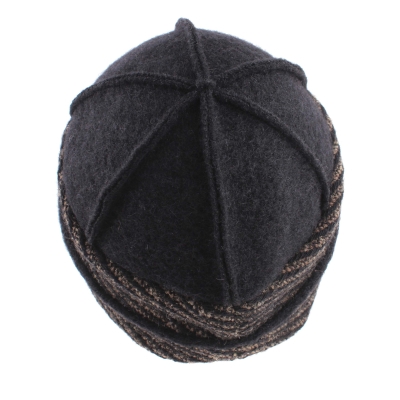 Ladies' winter hat HatYou CP3550, Black/Beige