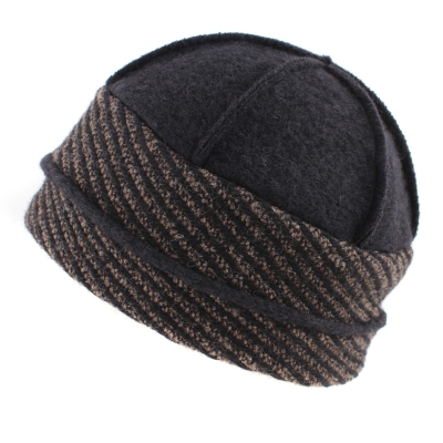 Ladies' winter hat HatYou CP3550, Black/Beige