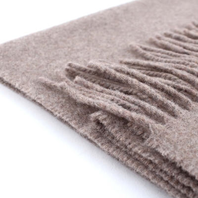 Голям вълнен шал Pulcra Stelvio N, 50x220 см, Бежов