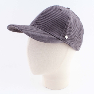 Мъжка бейзболна шапка от памучно кадифе HatYou CP2995, Сив