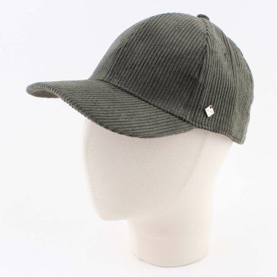 Мъжка бейзболна шапка от памучно кадифе HatYou CP2995, Маслина