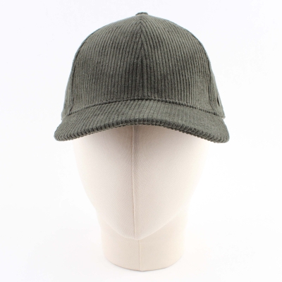Мъжка бейзболна шапка от памучно кадифе HatYou CP2995, Маслина