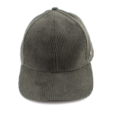 Мъжка бейзболна шапка от памучно кадифе HatYou CP2995, Маслина