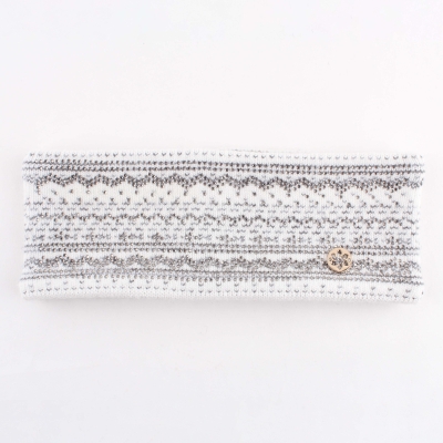 Headband with rhinestones Granadilla JG5215, White