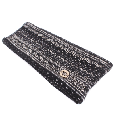 Headband with rhinestones Granadilla JG5215, Black