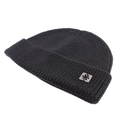 Wool Knitted Hat for Men Granadilla JG5718, Black