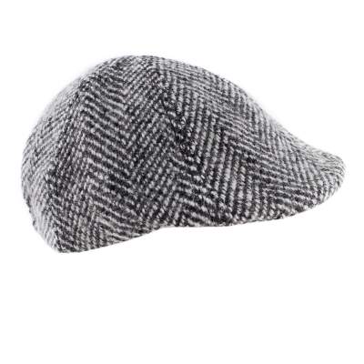 Зимен каскет с вълна HatYou CP4217, Черен меланж