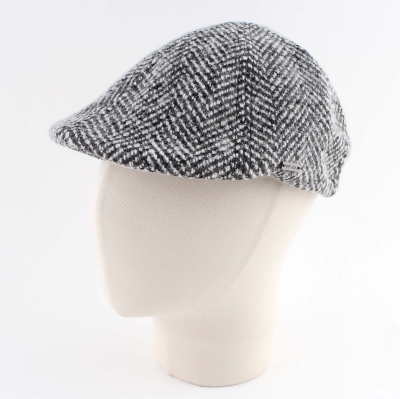 Зимен каскет с вълна HatYou CP4217, Черен меланж