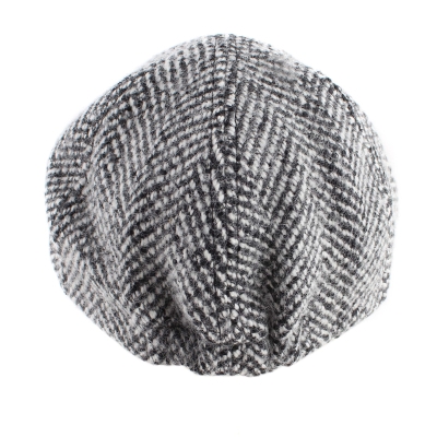 Зимен каскет с вълна HatYou CP4217, Черен меланж