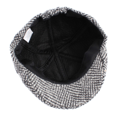 Зимен каскет с вълна HatYou CP4217, Черен меланж