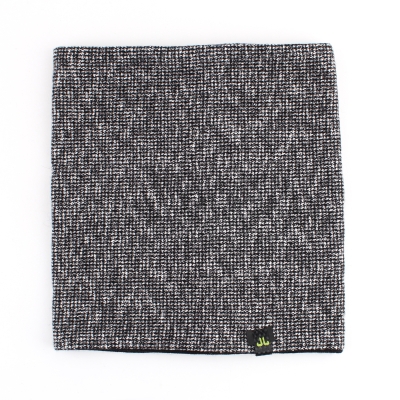 Wool and Cotton Neck Warmer Jail Jam JA0072, Black Melange