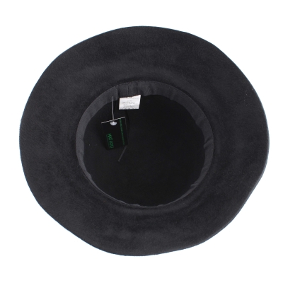 Ladies' Wide-Brim Felt Hat HatYou CF0278, Black