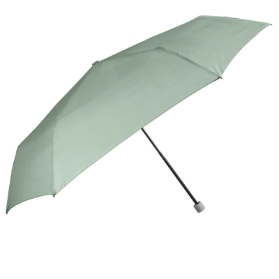 Дамски неавтоматичен чадър Extra Slim чадър с UV50 защита Perletti Time 26409, Пастелно зелен