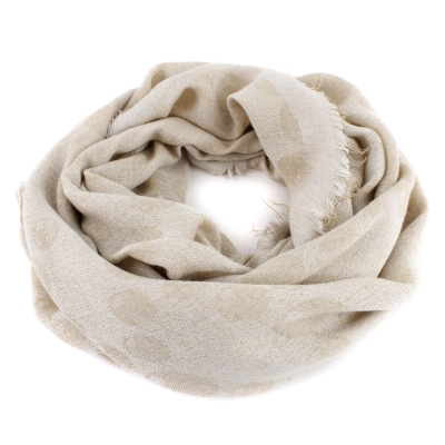 Летен шал Pulcra Bollicine N, 50x200 см, Бежов