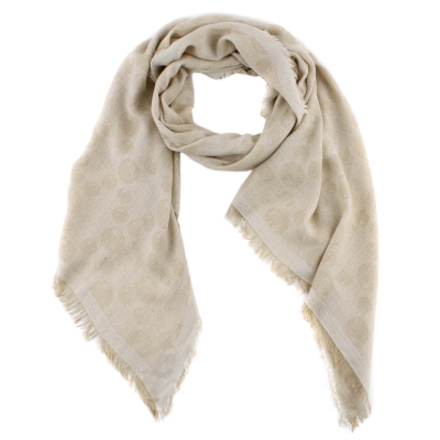 Летен шал Pulcra Bollicine N, 50x200 см, Бежов