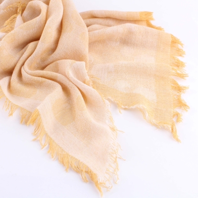 Летен шал Pulcra Bollicine N, 50x200 см, Жълт