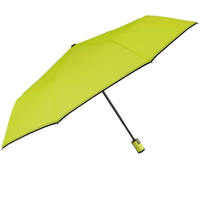 Дамски автоматичен Open-Close чадър Perletti Technology 21805, Неоново зелен