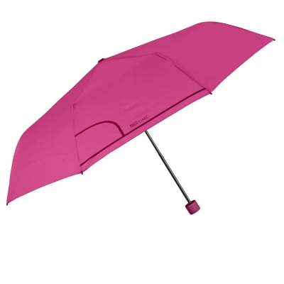 Дамски сгъваем неавтоматичен чадър Perletti Time 26353, Маджента