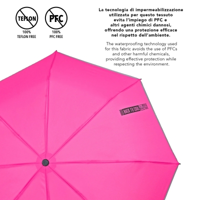 Kids’ Folding Umbrella Perletti CoolKids Back to Cool 15657, Neon Pink