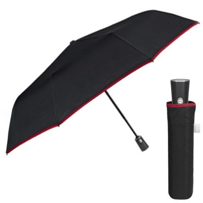 Men’s Automatic Open-Close Folding Umbrella Perletti Time 26451, Black