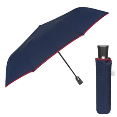 Men’s Automatic Open-Close Folding Umbrella Perletti Time 26451, Dark blue