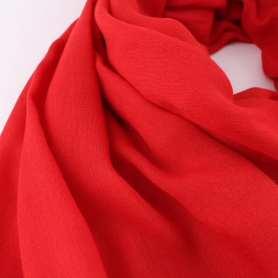 Голям червен шал от бамбук HatYou SE1127, 95x190 cm, Червен