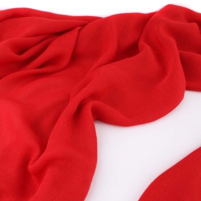 Голям червен шал от бамбук HatYou SE1127, 95x190 cm, Червен