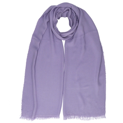 Eșarfă mare albă din bambus HatYou SE1127, 95x190 cm, Lila