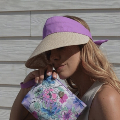 Ladies' Visor Hat HatYou CEP0803, Lilac