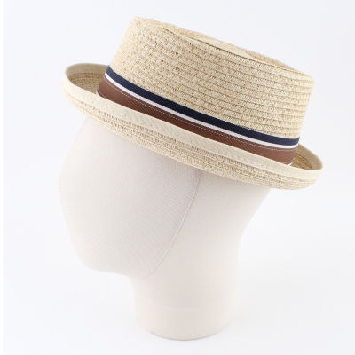 Men's summer Pork pie hat Fratelli Mazzanti FM 87339, Natural