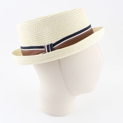 Summer Pork Pie Hat Fratelli Mazzanti FM 8739, Ecru