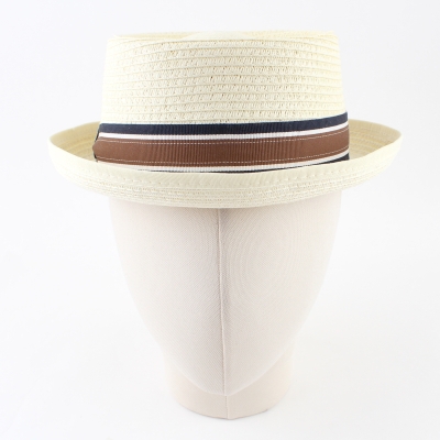 Summer Pork Pie Hat Fratelli Mazzanti FM 8739, Ecru