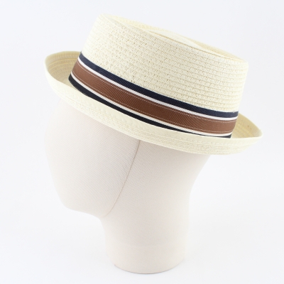 Summer Pork Pie Hat Fratelli Mazzanti FM 8739, Ecru