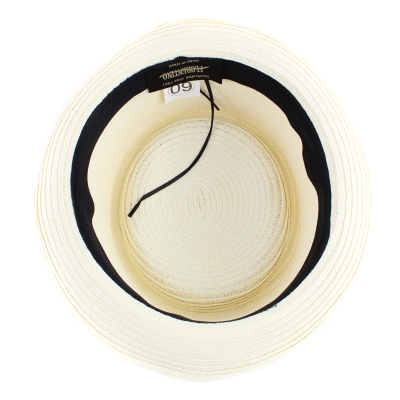 Summer Pork Pie Hat Fratelli Mazzanti FM 8739, Ecru