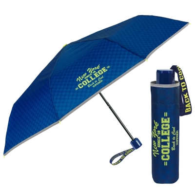 Kids' Folding Umbrella Perletti CoolKids College 15658, Dark Blue
