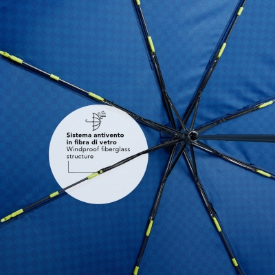 Kids' Folding Umbrella Perletti CoolKids College 15658, Dark Blue