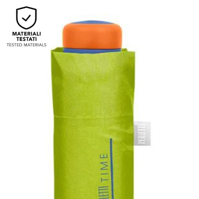 Дамски мини сгъваем неавтоматичен чадър Perletti Time 26414, Зелен